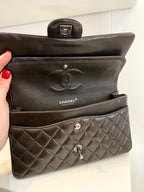 CHL -  QUILTED LAMBSKIN TRICOLOR CLASSIC DOUBLE FLAP BAG MEDIUM