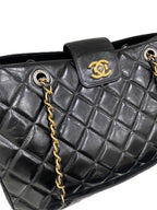 CHL -  CC QUILTED LAMBSKIN TOTE BAG