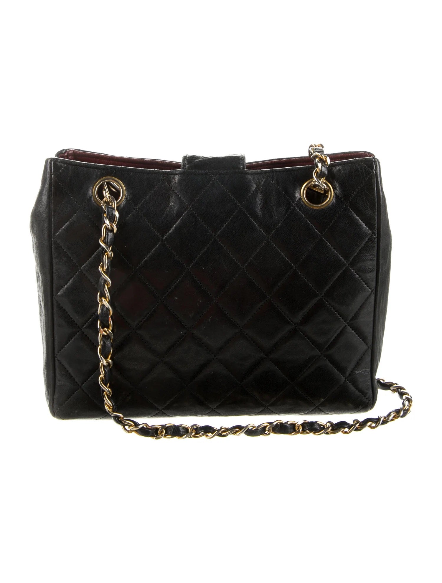 CHL -  CC QUILTED LAMBSKIN TOTE BAG