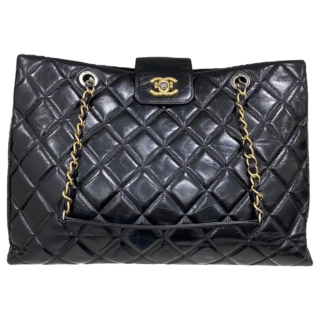CHL -  CC QUILTED LAMBSKIN TOTE BAG