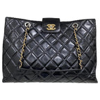 CHL -  CC QUILTED LAMBSKIN TOTE BAG