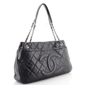CHL -  CAVIAR QUILTED LEATHER TIMELESS CC SOFT SHOPPER TOTE BAG