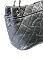 CHL -  CAVIAR QUILTED LEATHER TIMELESS CC SOFT SHOPPER TOTE BAG