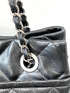 CHL -  CAVIAR QUILTED LEATHER TIMELESS CC SOFT SHOPPER TOTE BAG