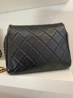 CHL -  QUILTED LAMBSKIN FLAP BAG