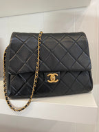 CHL -  QUILTED LAMBSKIN FLAP BAG