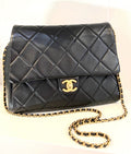 CHL -  QUILTED LAMBSKIN FLAP BAG