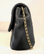 CHL -  QUILTED LAMBSKIN FLAP BAG