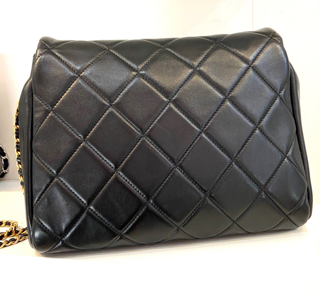 CHL -  QUILTED LAMBSKIN FLAP BAG