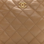 CHL -  CC QUILTED LAMBSKIN HOBO BAG