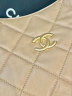 CHL -  CC QUILTED LAMBSKIN HOBO BAG