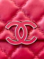 CHL -  CC QUILTED CALFSKIN LARGE FLAP BAG