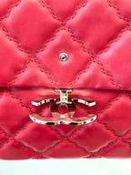 CHL -  CC QUILTED CALFSKIN LARGE FLAP BAG