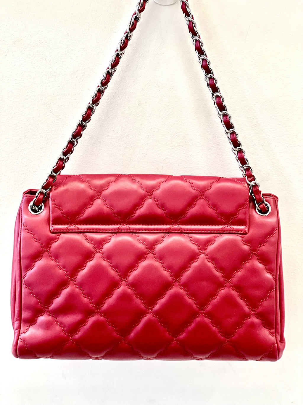 CHL -  CC QUILTED CALFSKIN LARGE FLAP BAG