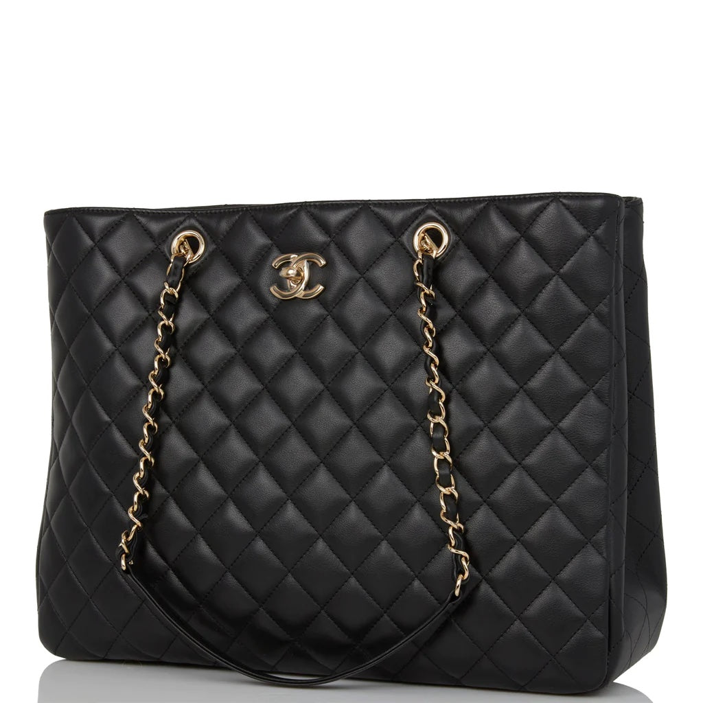 CHL -  QUILTED CALFSKIN TIMELESS TOTE BAG