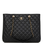 CHL -  QUILTED CALFSKIN TIMELESS TOTE BAG