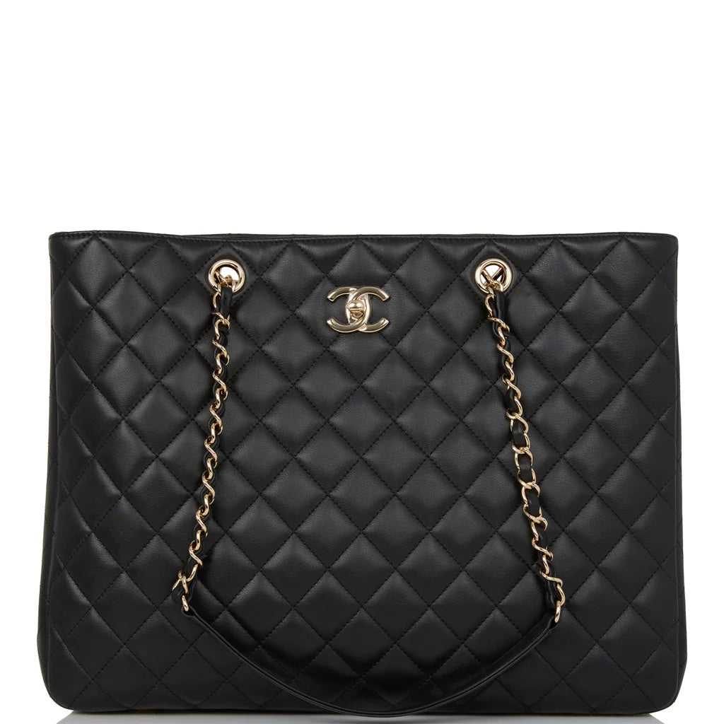 CHL -  QUILTED CALFSKIN TIMELESS TOTE BAG