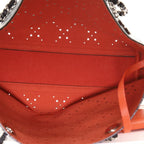 CHL -  PERFORATED CAVIAR LEATHER SMALL SHOPPING TOTE BAG