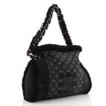 CHL -  SQUARE STITCH QUILTED SHEARLING TOTE BAG