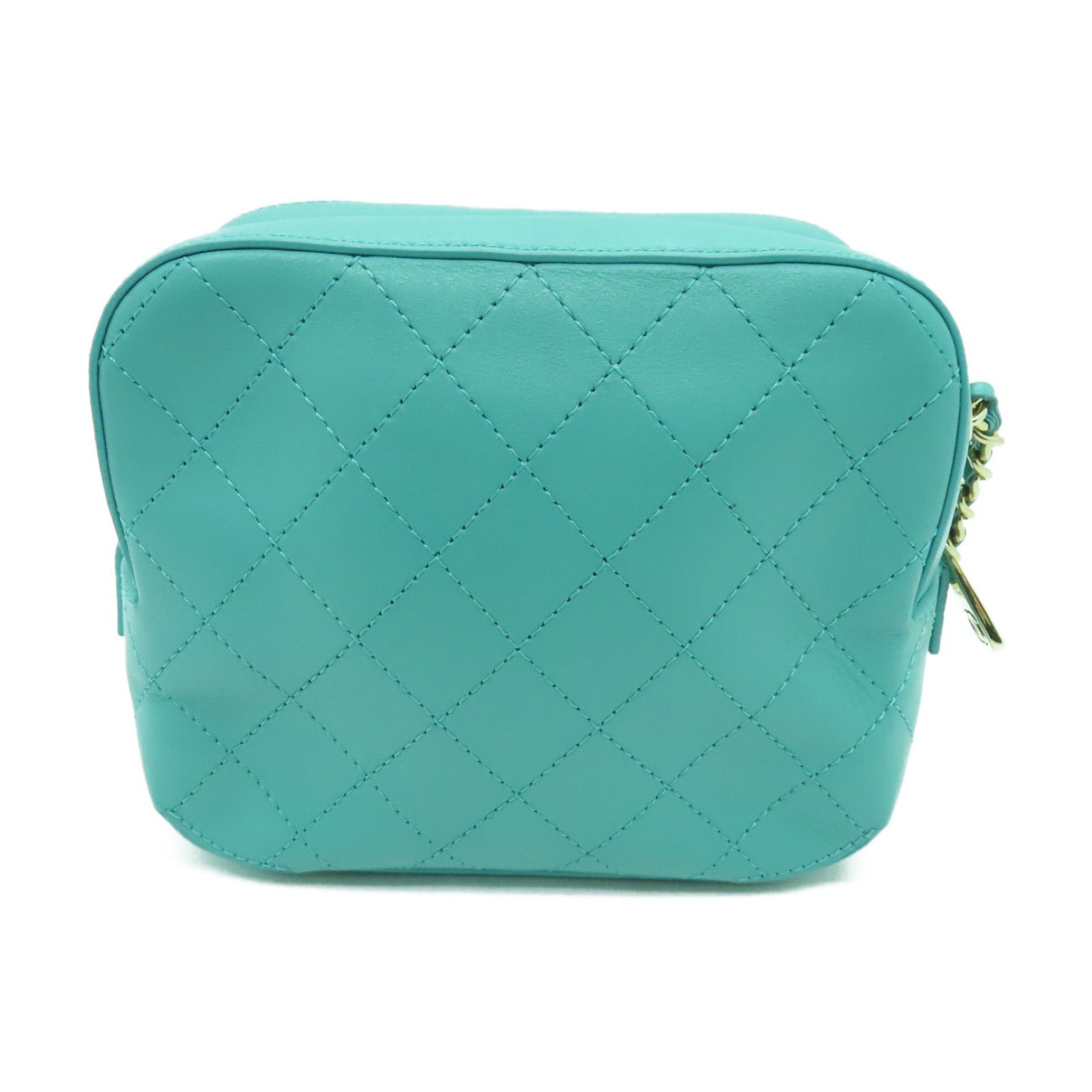CHNL -  Zip Camera Bag Crossbody Bag in Tiffany Blue Teal