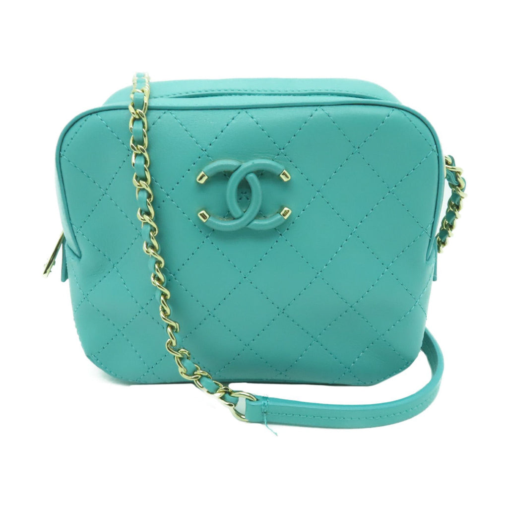CHNL -  Zip Camera Bag Crossbody Bag in Tiffany Blue Teal