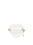 CHNL -  22S White Heart Belt Bag LGHW