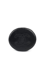 CHNL -  Black 22S Top Handle Vanity Bag