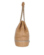 CHNL -  CC Wild Stitch Brown Leather Bucket Bag