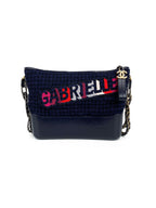 CHNL -  Navy Tweed Gabrielle Bag