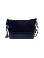 CHNL -  Navy Tweed Gabrielle Bag