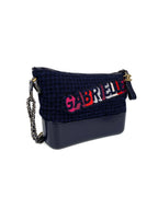 CHNL -  Navy Tweed Gabrielle Bag