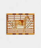 Cheval au Box Blanket A Harmonious Blend of Equestrian Heritage and Artistic Design