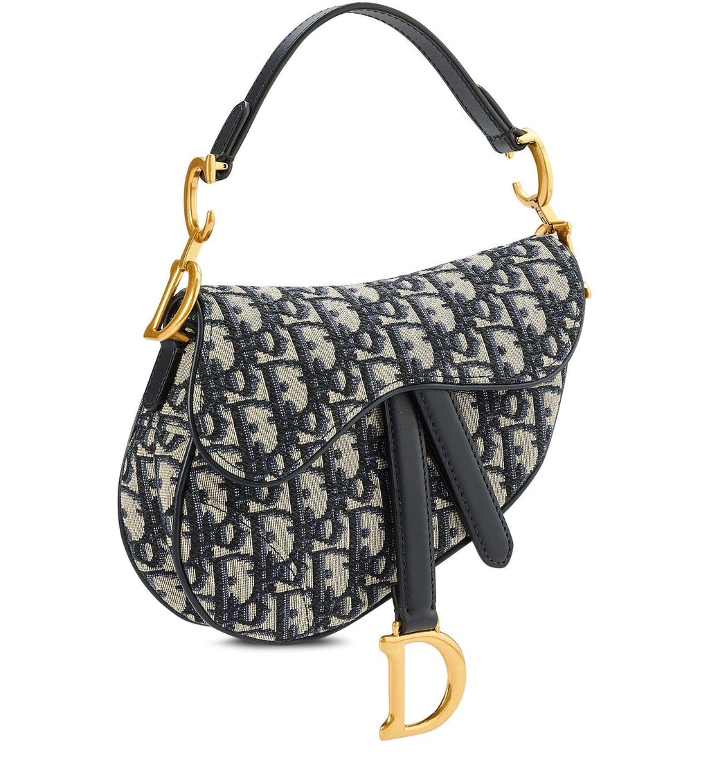 DYOR OBLIQUE JACQUARD MINI SADDLE BAG