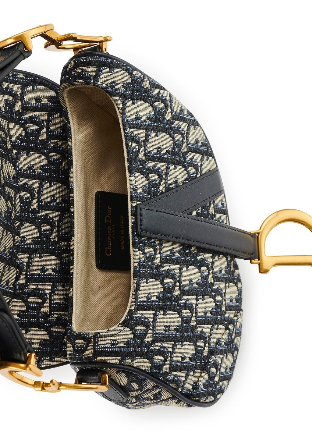 DYOR OBLIQUE JACQUARD MINI SADDLE BAG