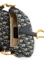 DYOR OBLIQUE JACQUARD MINI SADDLE BAG