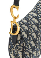 DYOR OBLIQUE JACQUARD MINI SADDLE BAG
