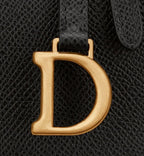 CHRISTIAN DYOR GRAINED CALFSKIN SADDLE BELT BAG