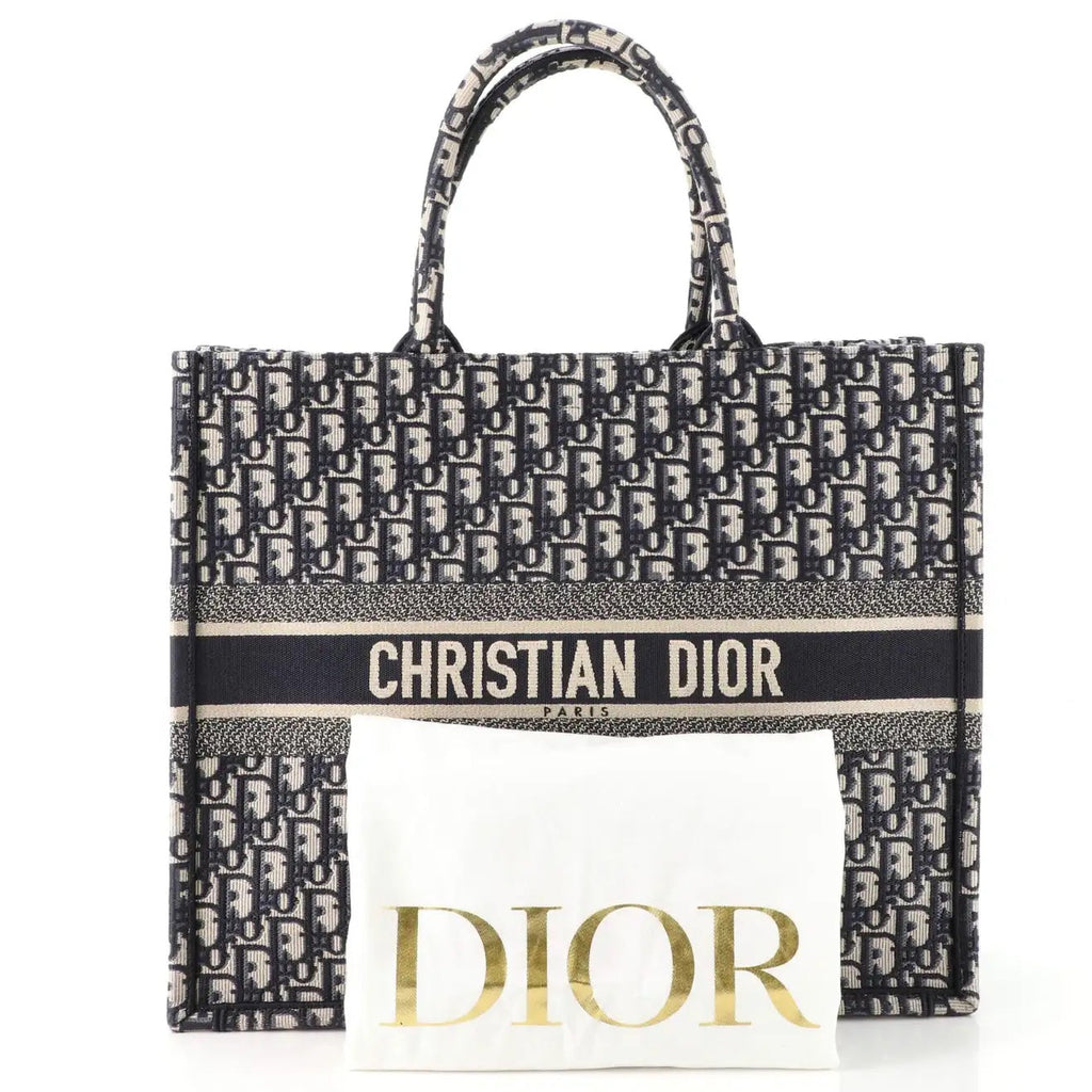 DYOR SMALL BOOK TOTE OBLIQUE EMBROIDERY