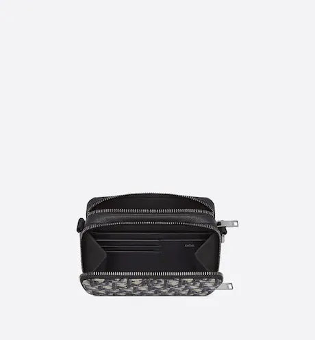 CHRISTIAN DYOR POUCH DYOR OBLIQUE JACQUARD WITH STRAP