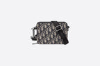 CHRISTIAN DYOR POUCH DYOR OBLIQUE JACQUARD WITH STRAP