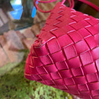 B-VENETA Small Loop Pink Crossbody