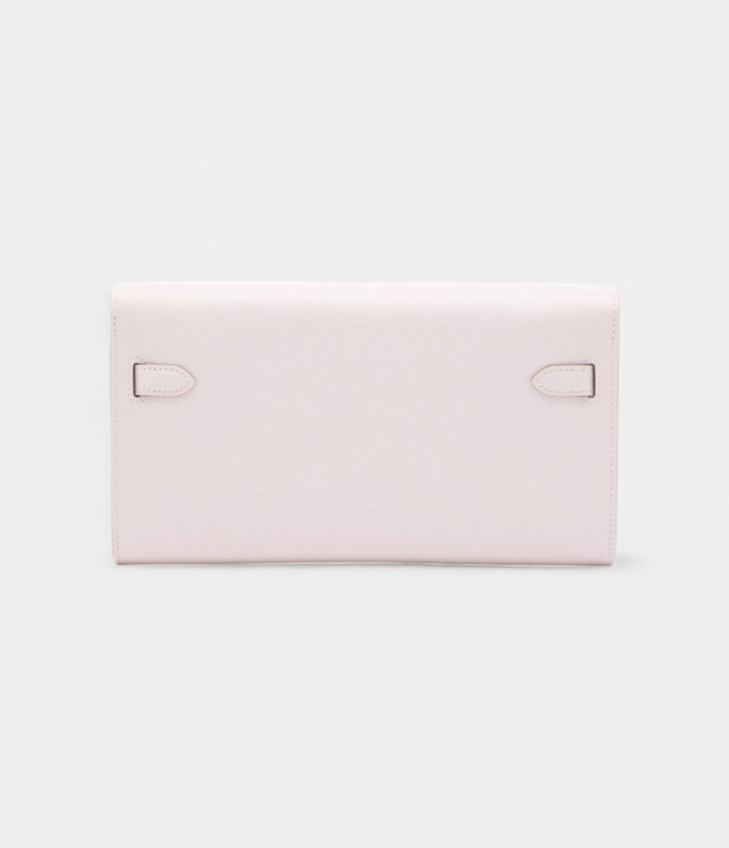 Evercolor Kelly To Go Wallet Mauve Pale Palladium Hardware