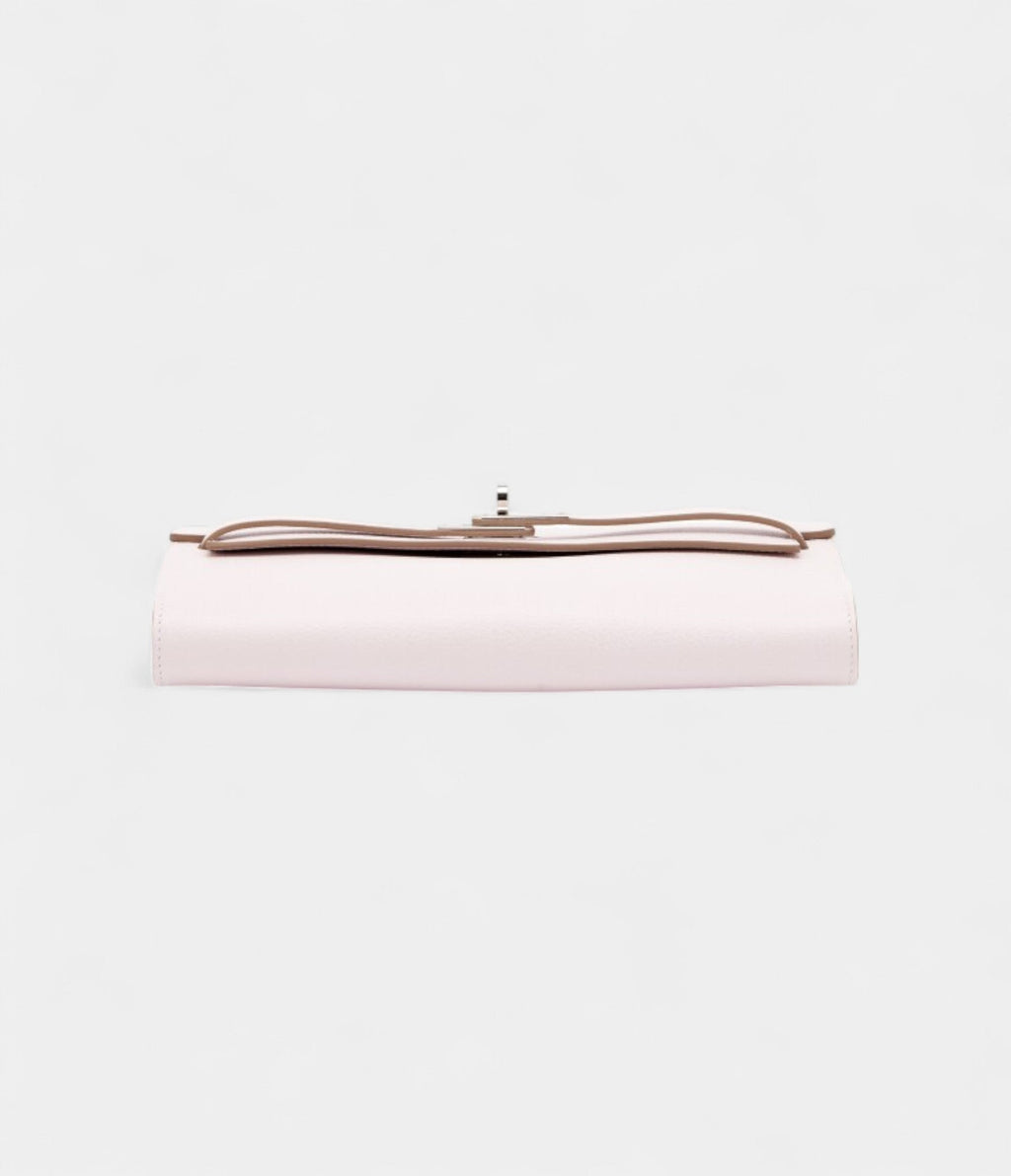 Evercolor Kelly To Go Wallet Mauve Pale Palladium Hardware