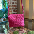 B-VENETA Small Loop Pink Crossbody