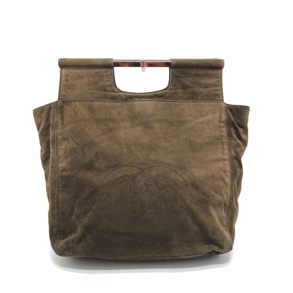 CHNL -  Tote Bag suede Brown CC COCO Mark  Women Used