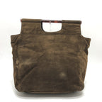 CHNL -  Tote Bag suede Brown CC COCO Mark  Women Used