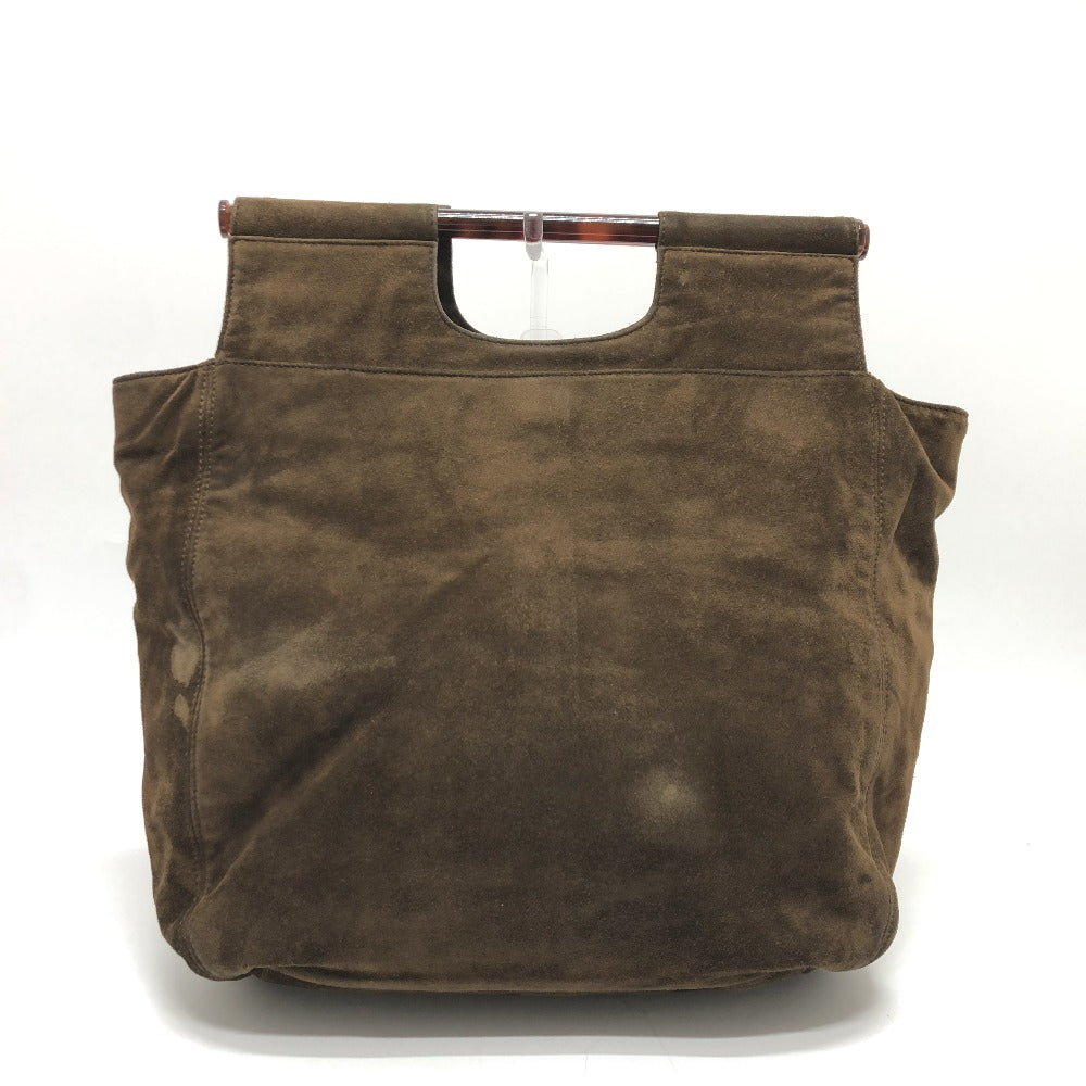 CHNL -  Tote Bag suede Brown CC COCO Mark  Women Used