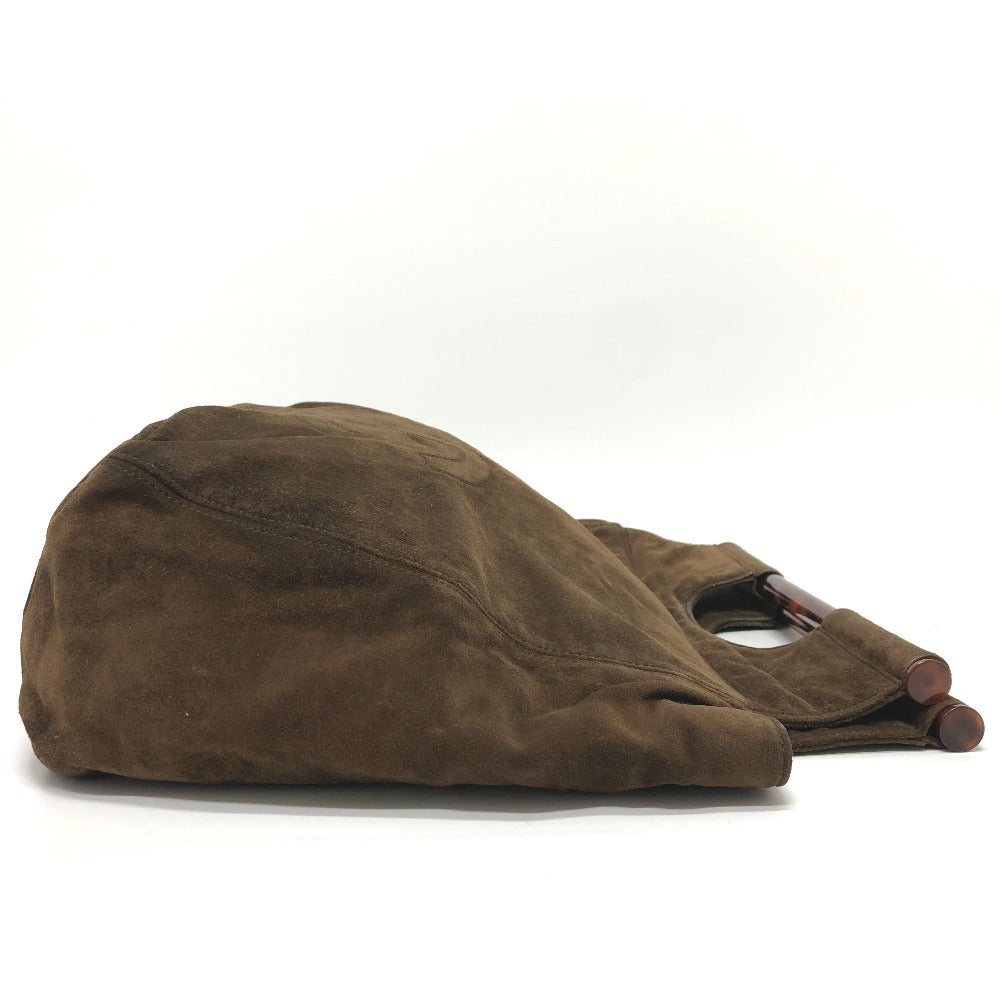CHNL -  Tote Bag suede Brown CC COCO Mark  Women Used
