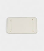 HM BK 35 White Clemence Gold Hardware