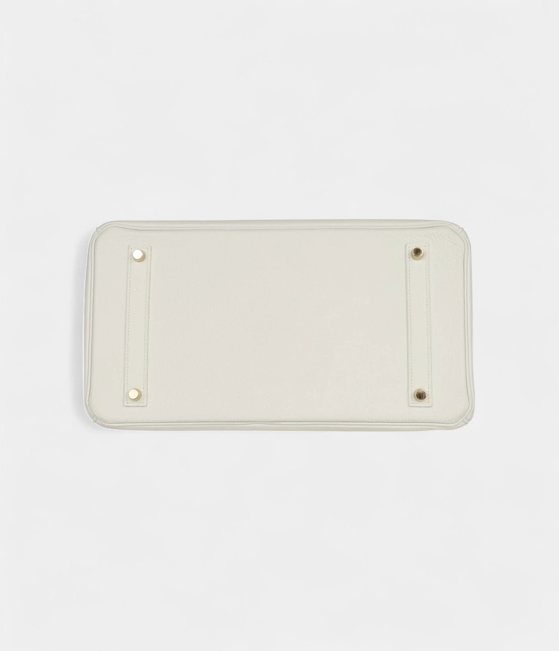 HM BK 35 White Clemence Gold Hardware